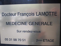 facade du cabinet de lamotte